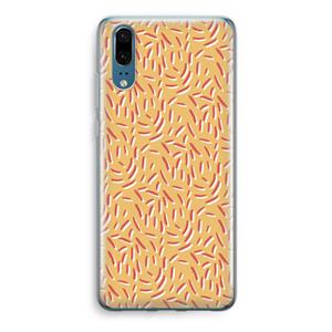 CaseCompany Camouflage: Huawei P20 Transparant Hoesje