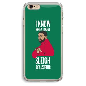 CaseCompany Sleigh Bells Ring: iPhone 6 Plus / 6S Plus Transparant Hoesje