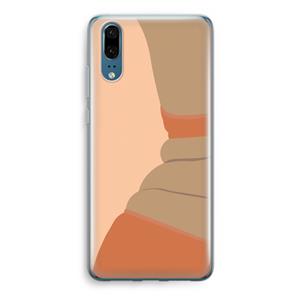 CaseCompany Bikini: Huawei P20 Transparant Hoesje