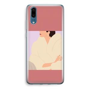 CaseCompany Cosy: Huawei P20 Transparant Hoesje