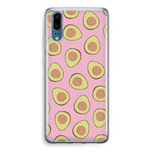 CaseCompany Dancing avocados: Huawei P20 Transparant Hoesje