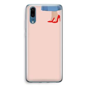 CaseCompany High heels: Huawei P20 Transparant Hoesje
