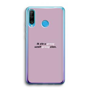 CaseCompany uzelf graag zien: Huawei P30 Lite Transparant Hoesje