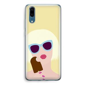 CaseCompany Ice cream: Huawei P20 Transparant Hoesje