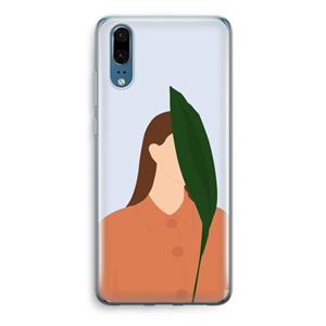 CaseCompany Leaf: Huawei P20 Transparant Hoesje