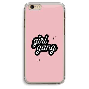 CaseCompany Girl Gang: iPhone 6 Plus / 6S Plus Transparant Hoesje
