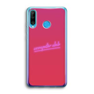 CaseCompany Vice Glow: Huawei P30 Lite Transparant Hoesje