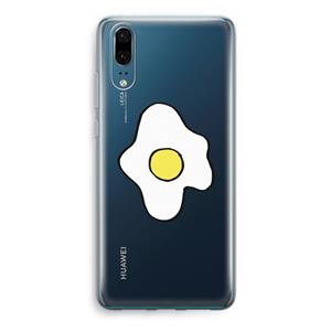 CaseCompany Spiegelei: Huawei P20 Transparant Hoesje