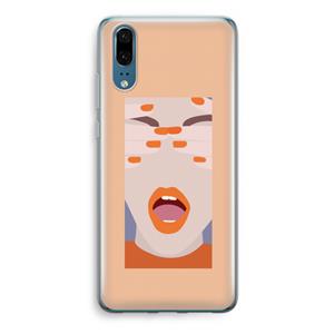CaseCompany Surprise: Huawei P20 Transparant Hoesje