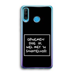 CaseCompany Schotelvod: Huawei P30 Lite Transparant Hoesje