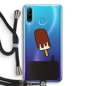 CaseCompany Frisco: Huawei P30 Lite Transparant Hoesje met koord
