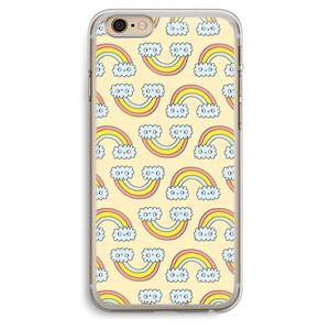 CaseCompany Regenboog: iPhone 6 Plus / 6S Plus Transparant Hoesje