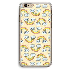 CaseCompany Regenboog: iPhone 6 Plus / 6S Plus Transparant Hoesje