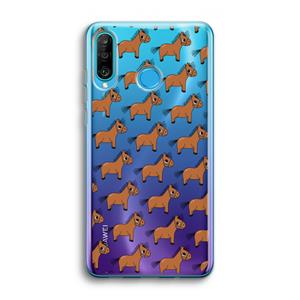 CaseCompany Pony: Huawei P30 Lite Transparant Hoesje