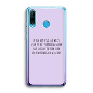 CaseCompany Regenboog: Huawei P30 Lite Transparant Hoesje