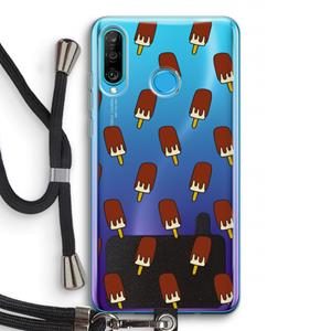 CaseCompany Yummy: Huawei P30 Lite Transparant Hoesje met koord