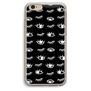 CaseCompany Eye pattern #3: iPhone 6 Plus / 6S Plus Transparant Hoesje