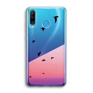 CaseCompany Fly away: Huawei P30 Lite Transparant Hoesje