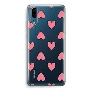 CaseCompany Ondersteboven verliefd: Huawei P20 Transparant Hoesje