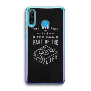 CaseCompany Life: Huawei P30 Lite Transparant Hoesje