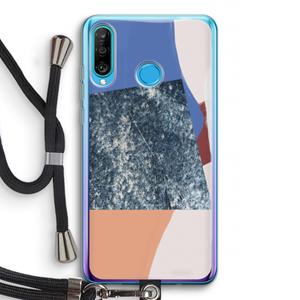 CaseCompany Billy: Huawei P30 Lite Transparant Hoesje met koord