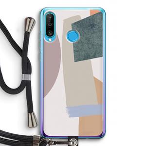 CaseCompany Lindo: Huawei P30 Lite Transparant Hoesje met koord