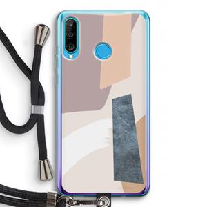 CaseCompany Luca: Huawei P30 Lite Transparant Hoesje met koord