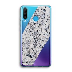 CaseCompany Gespikkelde marmer: Huawei P30 Lite Transparant Hoesje