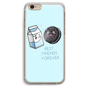 CaseCompany Best Friend Forever: iPhone 6 Plus / 6S Plus Transparant Hoesje