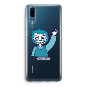 CaseCompany Zwaai: Huawei P20 Transparant Hoesje