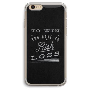 CaseCompany Risk loss: iPhone 6 Plus / 6S Plus Transparant Hoesje