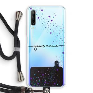 CaseCompany Sterren: Huawei P Smart Pro Transparant Hoesje met koord
