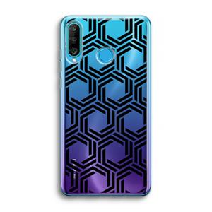 CaseCompany Geometrisch patroon: Huawei P30 Lite Transparant Hoesje