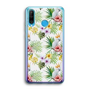 CaseCompany Gele kuif: Huawei P30 Lite Transparant Hoesje