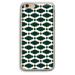 CaseCompany Moroccan tiles: iPhone 6 Plus / 6S Plus Transparant Hoesje