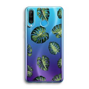 CaseCompany Tropische bladeren: Huawei P30 Lite Transparant Hoesje