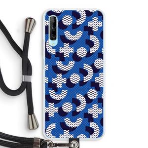 CaseCompany 8-bit N°5: Huawei P Smart Pro Transparant Hoesje met koord