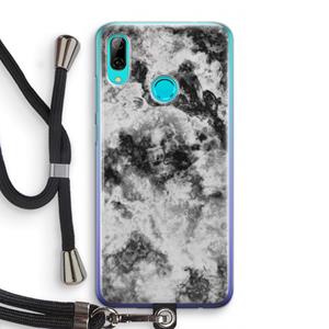 CaseCompany Onweer: Huawei P Smart (2019) Transparant Hoesje met koord