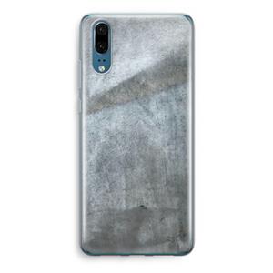 CaseCompany Grey Stone: Huawei P20 Transparant Hoesje