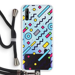 CaseCompany 8-bit N°8: Huawei P Smart Pro Transparant Hoesje met koord