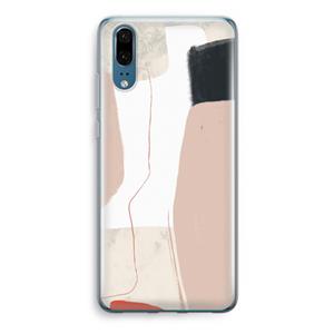 CaseCompany Lava: Huawei P20 Transparant Hoesje
