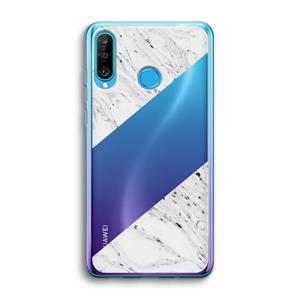 CaseCompany Biggest stripe: Huawei P30 Lite Transparant Hoesje