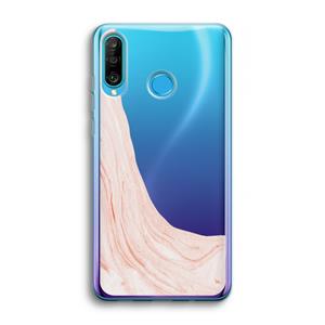 CaseCompany Peach bath: Huawei P30 Lite Transparant Hoesje