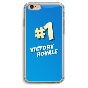 CaseCompany Victory Royale: iPhone 6 Plus / 6S Plus Transparant Hoesje