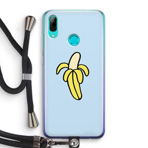 CaseCompany Banana: Huawei P Smart (2019) Transparant Hoesje met koord