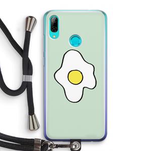 CaseCompany Spiegelei: Huawei P Smart (2019) Transparant Hoesje met koord