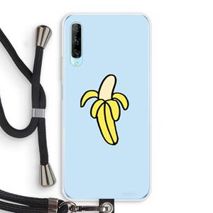 CaseCompany Banana: Huawei P Smart Pro Transparant Hoesje met koord