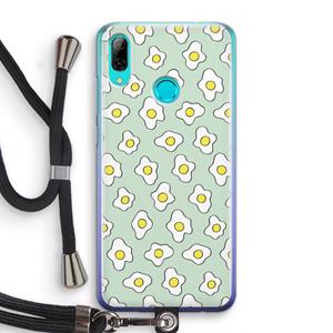 CaseCompany Spiegeleitjes: Huawei P Smart (2019) Transparant Hoesje met koord