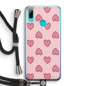 CaseCompany Ondersteboven verliefd: Huawei P Smart (2019) Transparant Hoesje met koord