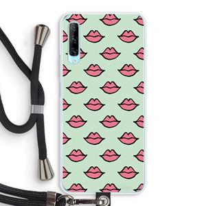CaseCompany Lipjes: Huawei P Smart Pro Transparant Hoesje met koord